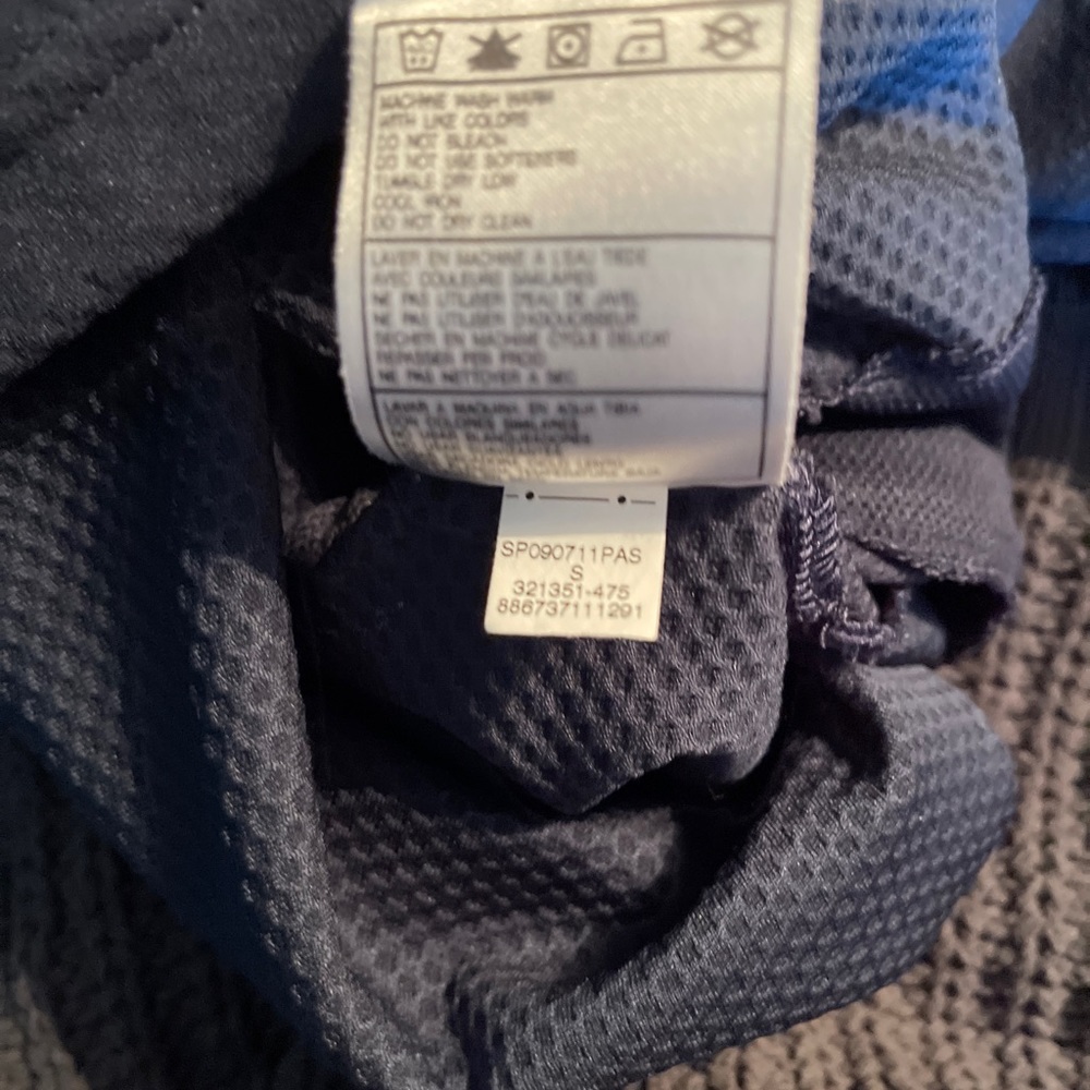 Nike Endurance Sphere Waffle Half Zip Running Athletic Navy Top Men’s Size Small - Picture 10 of 13